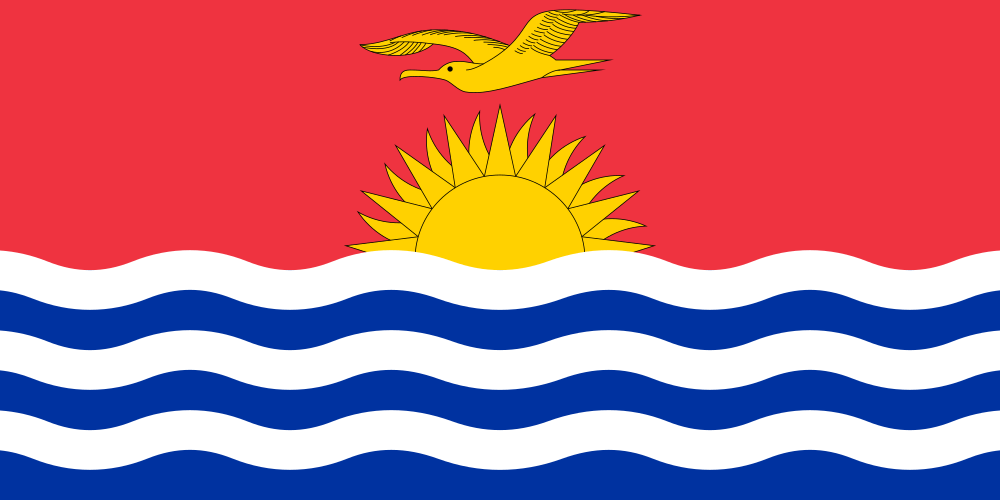 National flag of Kiribati Dollar